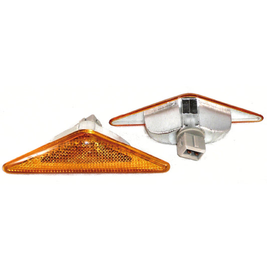 Universal Triangle Side Indicator Repeater Clear (Pair)
