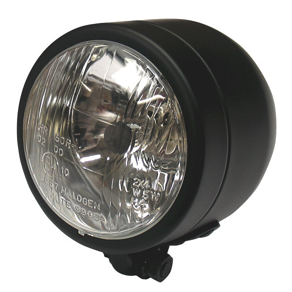 Universal 3.5" Dominator Headlight Lamp - Matt Black (Single)