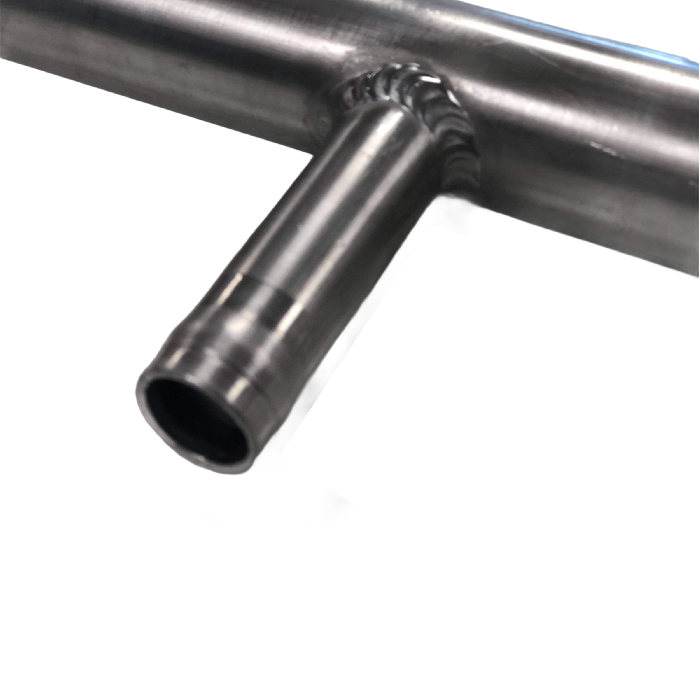 Aluminium Bottom Coolant Hose Joiner 32 x 300mm T Join