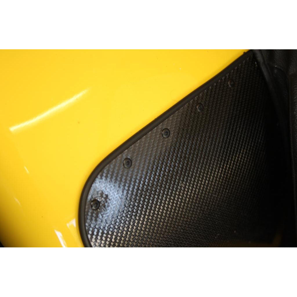 Rear Wheel Arch Stone Guards Carbon (Pair)