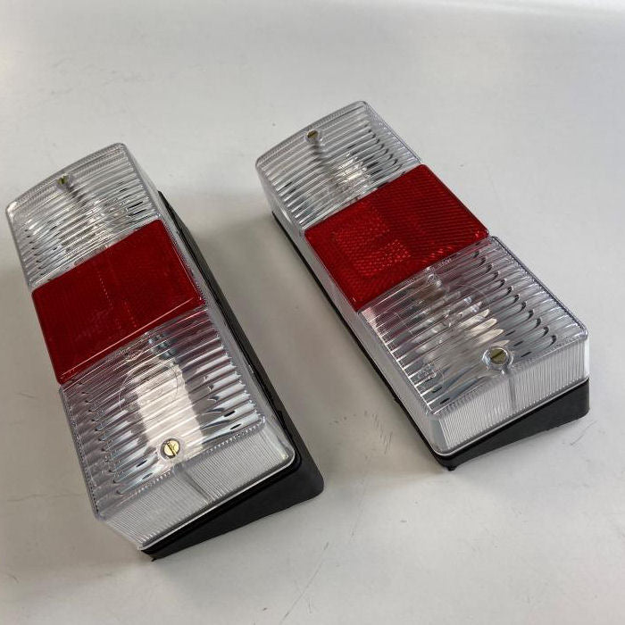 Caterham Style Rear Light Cluster Clear (Pair)