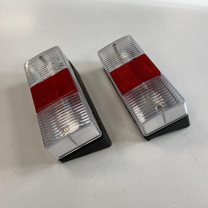 Caterham Style Rear Light Cluster Clear (Pair)