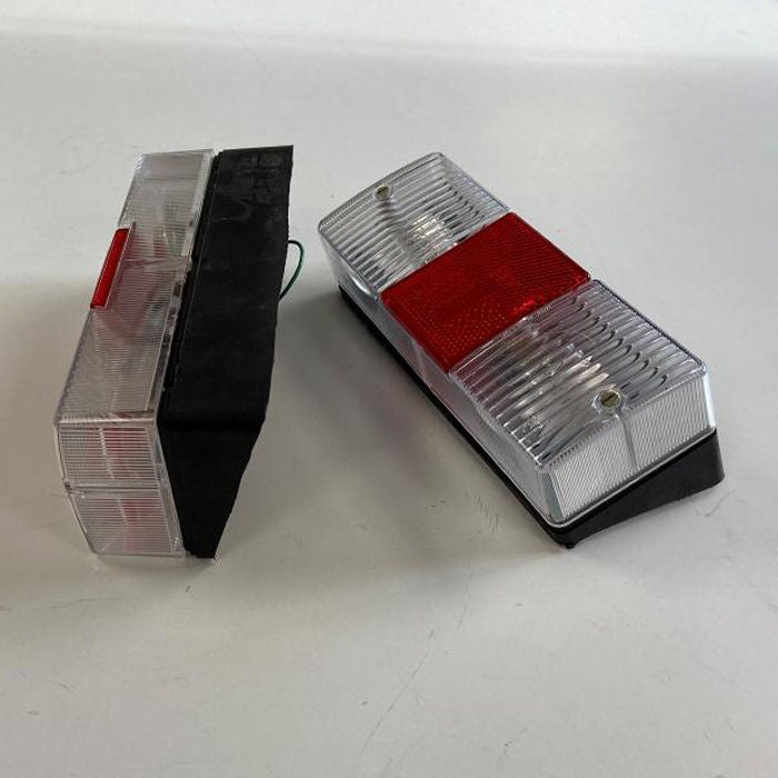 Caterham Style Rear Light Cluster Clear (Pair)