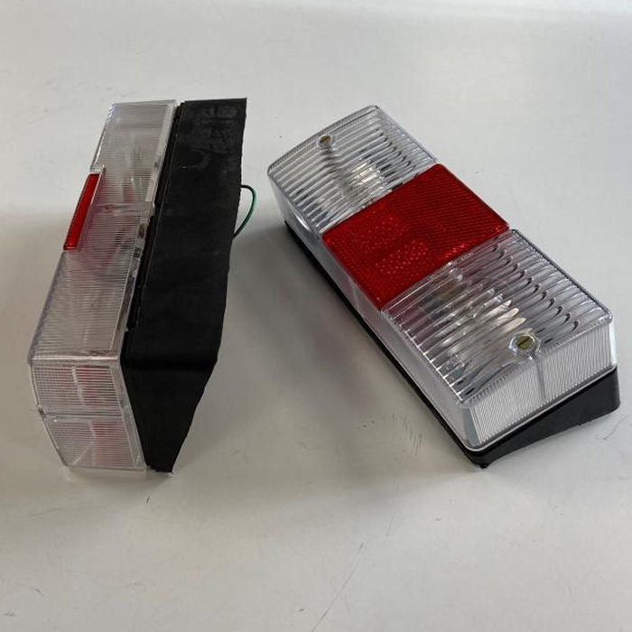 Caterham Style Rear Light Cluster Clear (Pair)