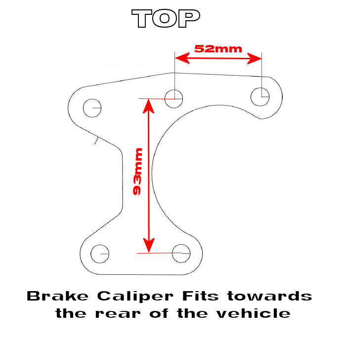 Ford Sierra Disc Brake Adapters (Pair)