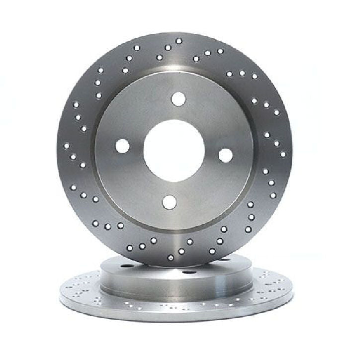 Ford Sierra Drilled and Grooved Rear Discs 253mm (Pair)