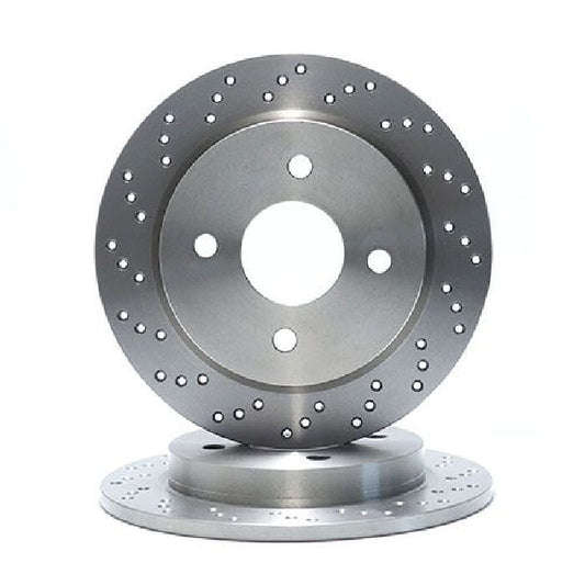 Ford Sierra Drilled and Grooved Rear Discs 253mm (Pair)