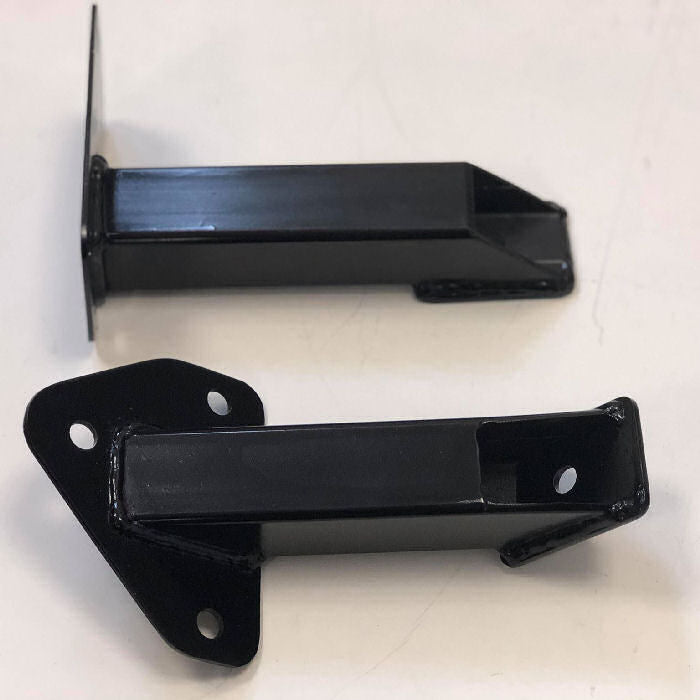 Ford Zetec Engine Mounts Flat Plate Mounting Angle- Black (Pair)
