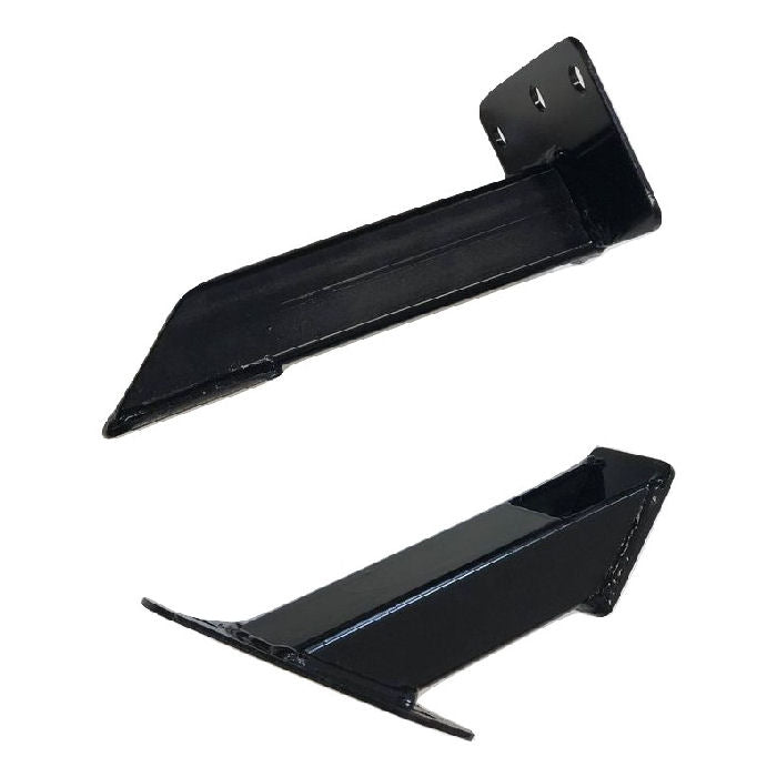 Ford Zetec Engine Mounts Flat Plate Mounting Angle- Black (Pair)