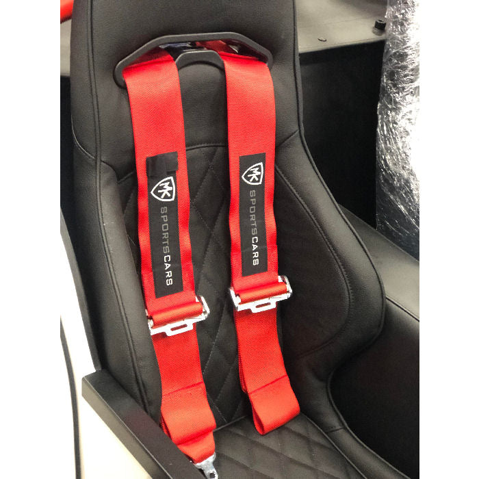 High Back Fully Upholstered Padded Vinyl Racing Seat + Heating