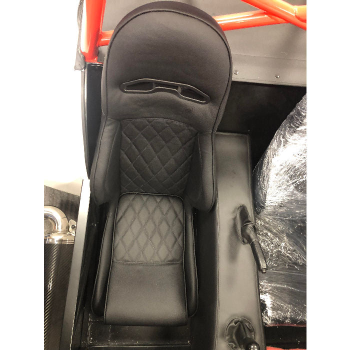 High Back Fully Upholstered Padded Vinyl Racing Seat + Heating