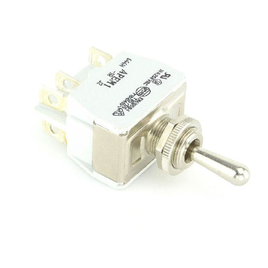 Knurled Ring Toggle Switch Off-On-On 3 Position