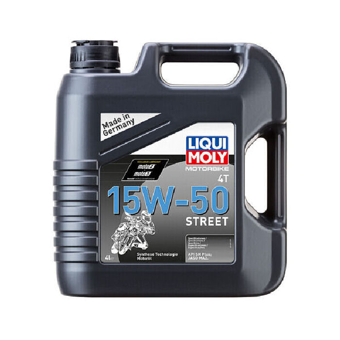 Liqui Moly 4 Stroke Semi Synthetic Street 15W-50 Motorcycle Engine Oil 4L