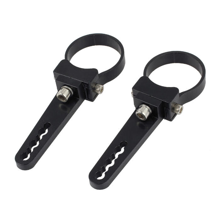 Longacre Style Rear View Interior Mirror Mounting Brackets Heavy Duty - Short 38mm (Pair)