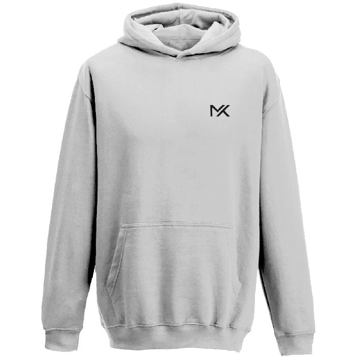 MK British Engineering Hoodie Grey Orange Print