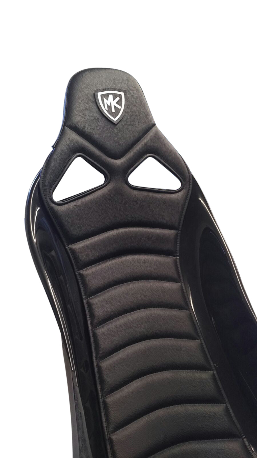 Fibreglass High Back Seat Padding Deluxe Black