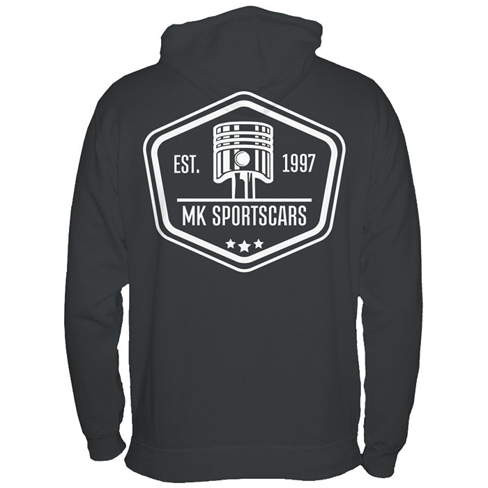 MK Gas Station Design Hoodie Black