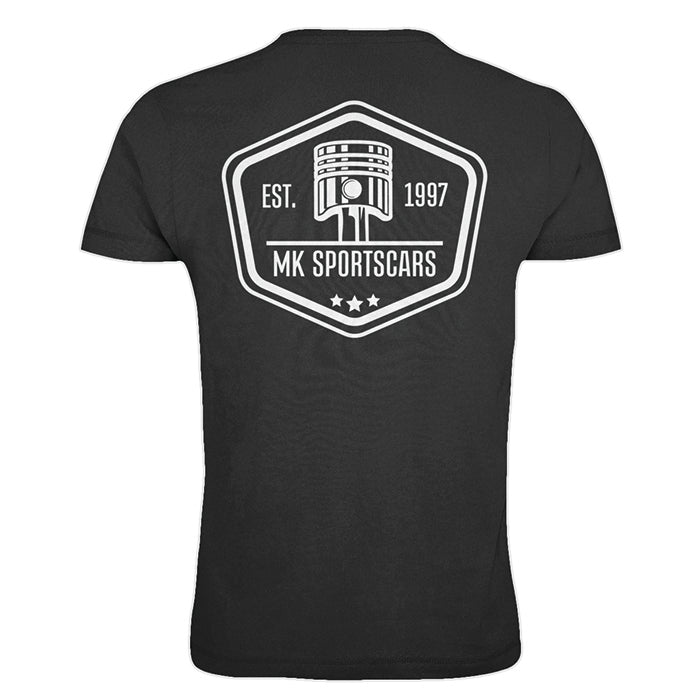 MK Gas Station T-Shirt Black (White Print)