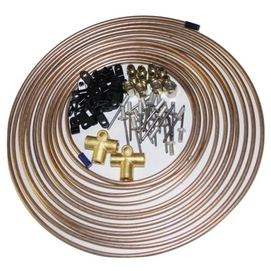 Copper Brake Pipe Set