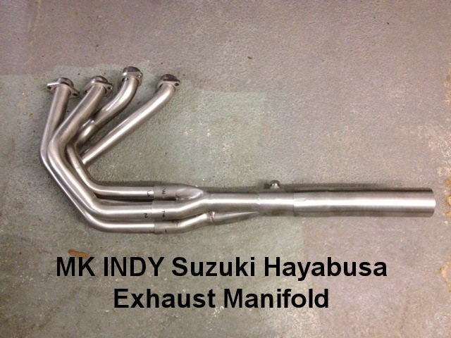 Suzuki GSXR-1000 2.5" Stainless Steel 4 - 2 - 1 Exhaust Manifold Mk Indy and 7 Replica