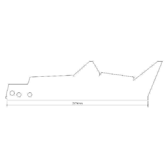 MK Striker Classic Aluminium Side Panel - UK Nearside (Each)