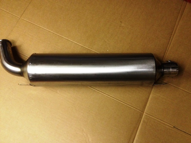 Universal 6" Stainless Steel 540mm Exhaust Silencer (Trackday Silencer)