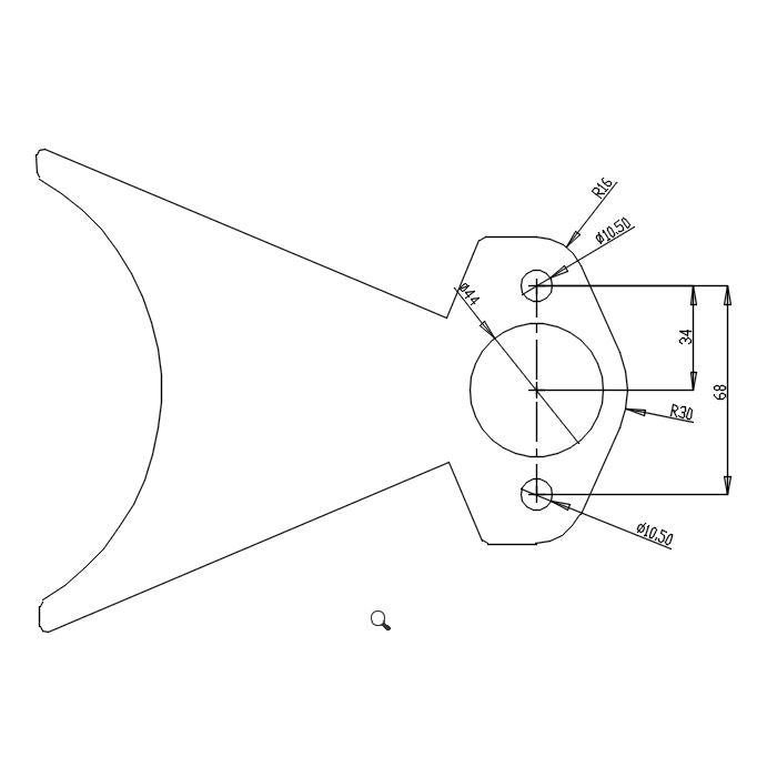 Norway 7 Racing Front Wishbone Bottom Plate