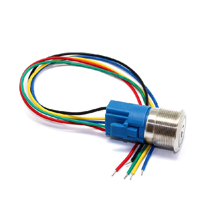 Push Button Round 22mm Switch Plug Wiring Harness (Each)