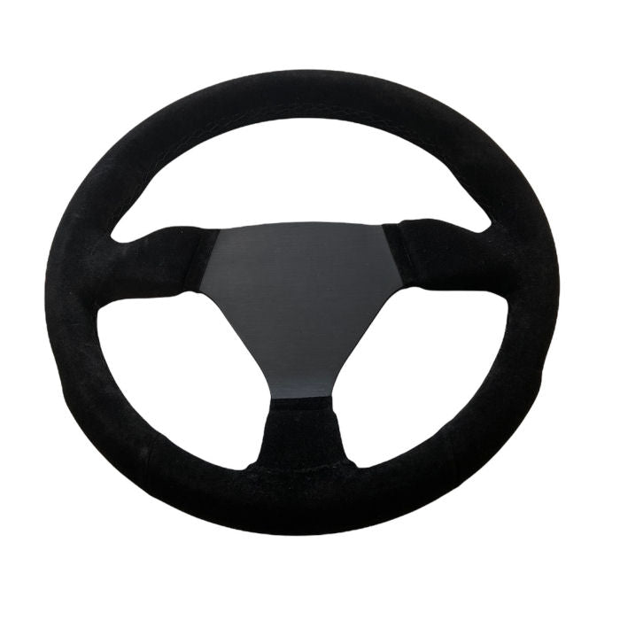 Race Steering Wheel 300mm Blank Suede