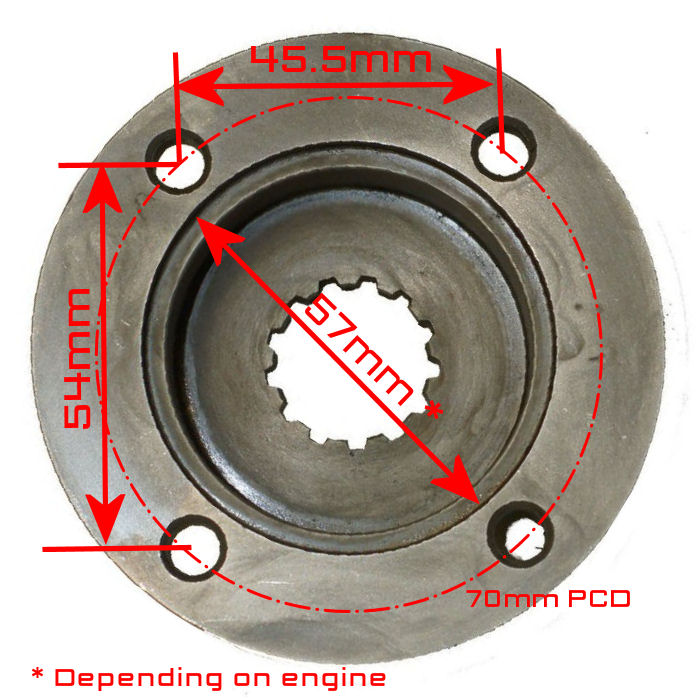 AB Performance Bike Engine Car Sprocket Adaptor