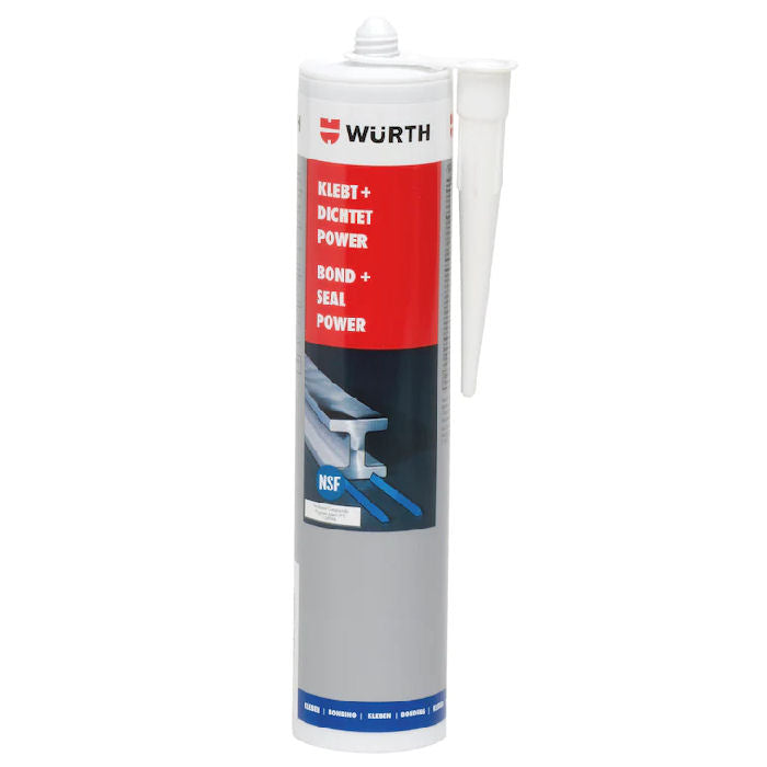 U-POL Power Wurth Adhesive Tiger Seal PU18 Black Flexible Polyurethane Adhesive 300ml