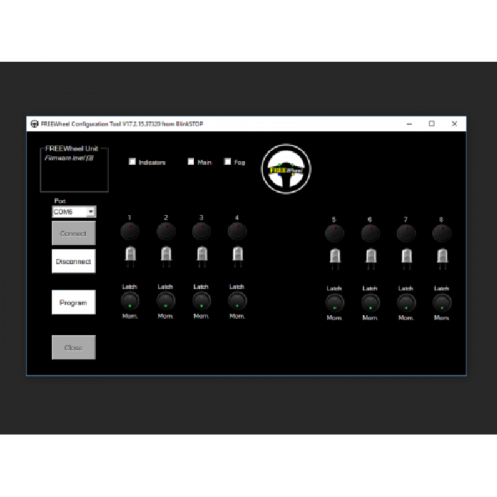 Universal 4-Channel Wireless Steering Wheel Button Switches
