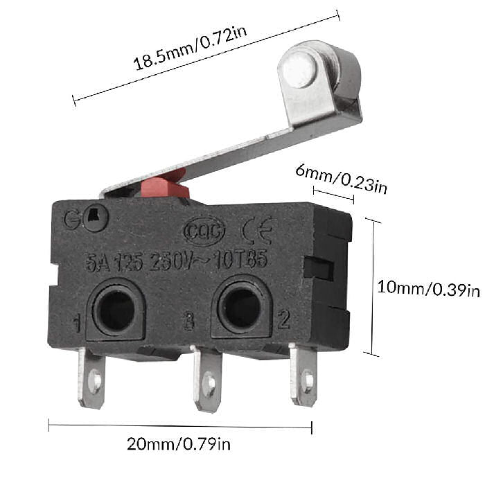 Universal Handbrake Warning Microswitch SPDT 