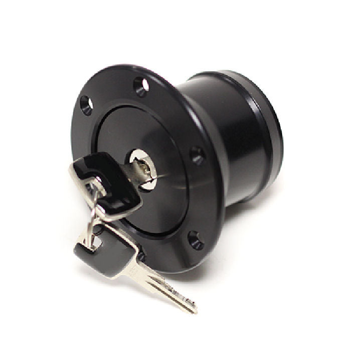 Universal Lockable Aero Fuel Cap Black