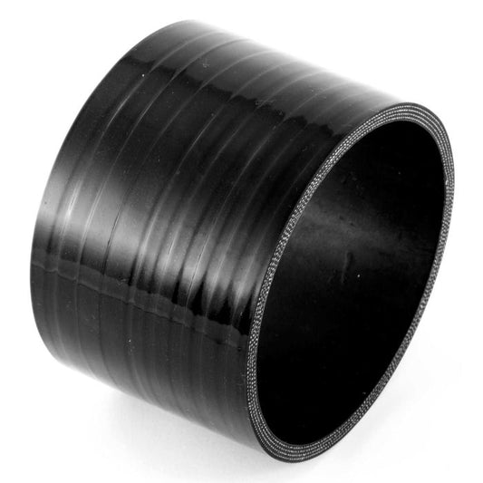 Universal Silicone Hose 51mm Diameter 76mm Straight Coupler Hose (Black)