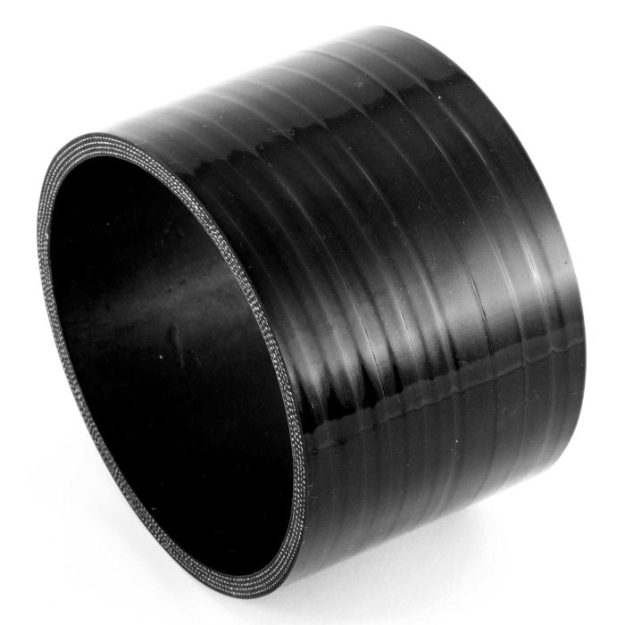 Universal Silicone Hose 51mm Diameter 76mm Straight Coupler Hose (Black)