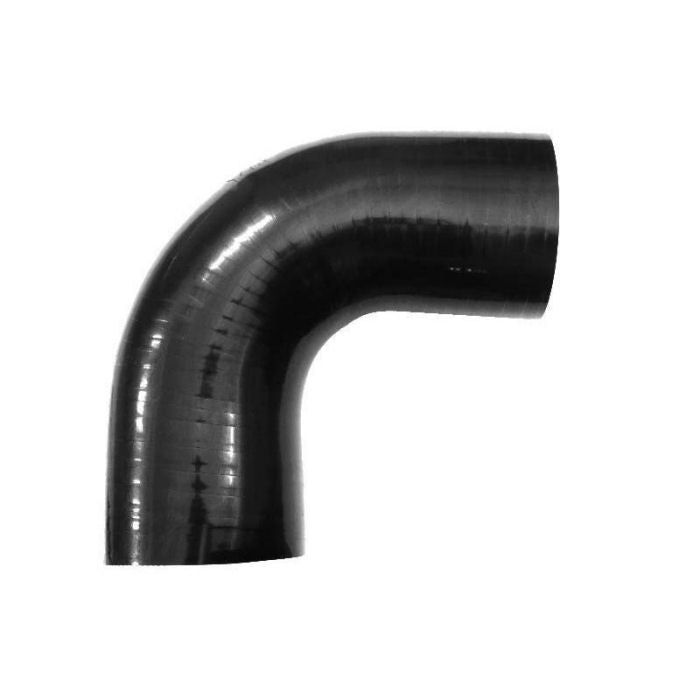 Universal Silicone Hose 51mm Diameter Hose 90 deg Elbow (Black)