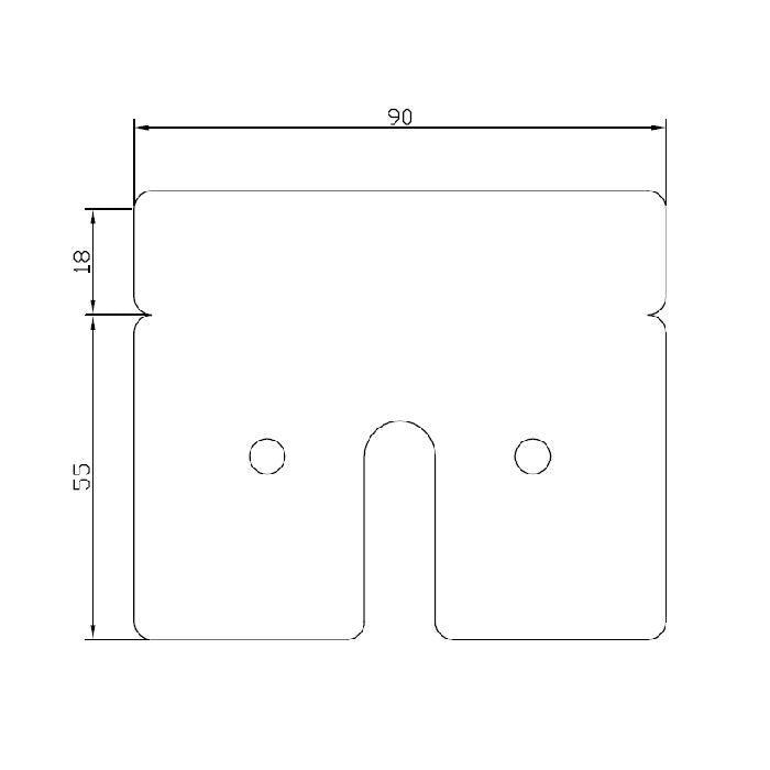 Wipac Caterham Style Rear Fog Lamp IVA Mounting Bracket