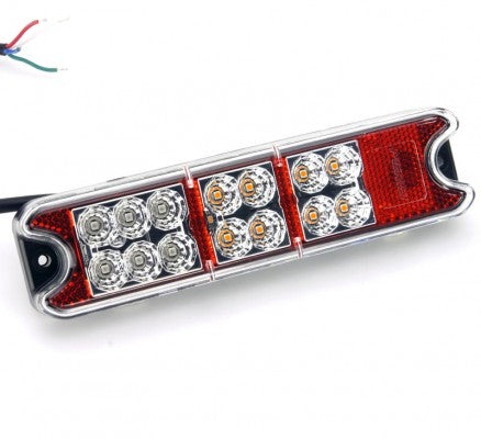 Universal LED All In One Rear Light Unit + Reverse With Built In Refle ...