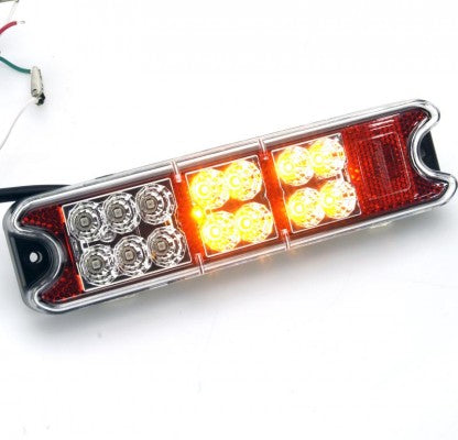 Totalsource Rear Light Universal LED All In One Rear Light Unit With Built In Reflector (Pair ...