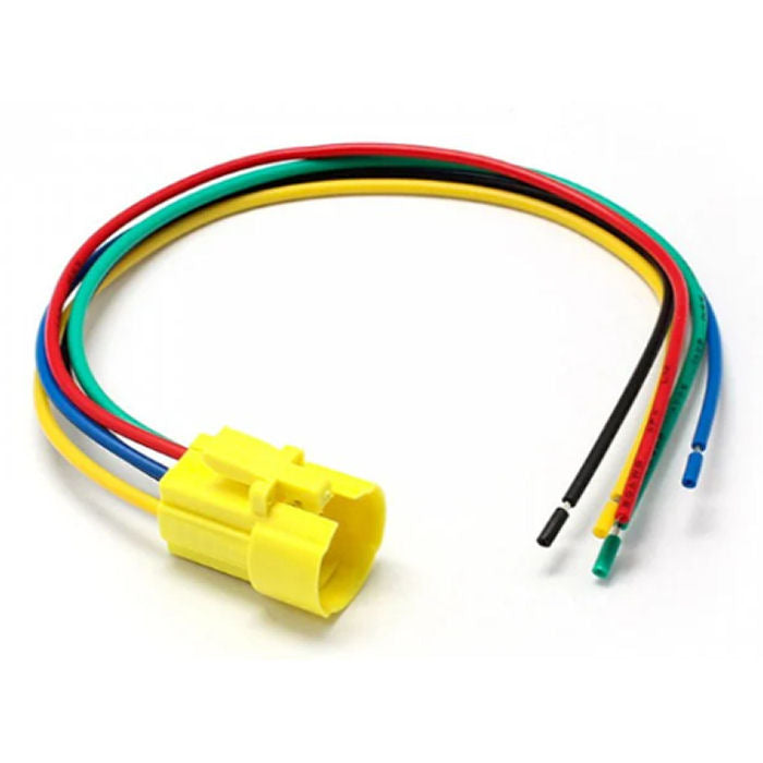 Push Button Round Switch Plug Wiring Harness (Each)