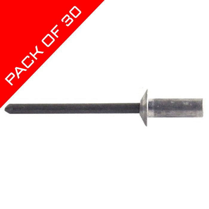 4.8 x 13mm Closed Dome Sealed Rivet Standard Flange - Pack of 30 – Kit ...