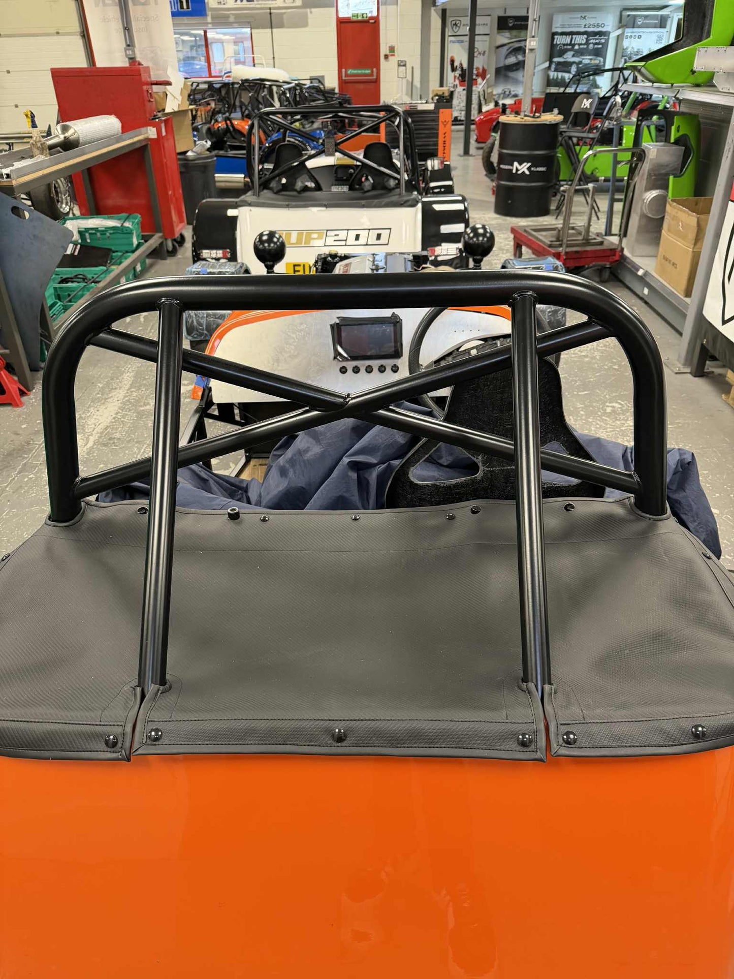 MK Indy Soft Top Roof Bikini Hood For X Brace Roll Bar