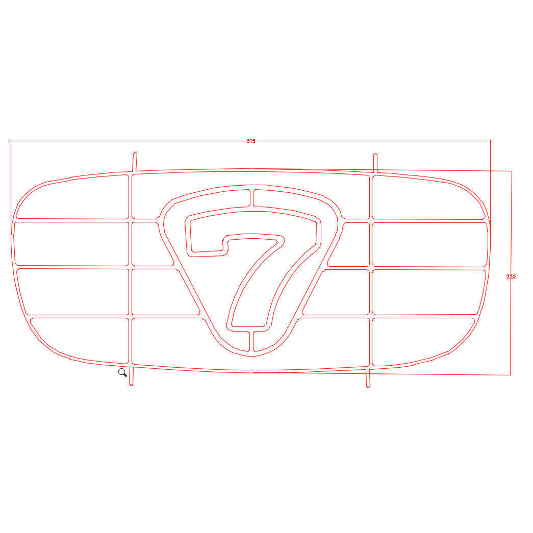 Caterham SV 7 Style Front Grille