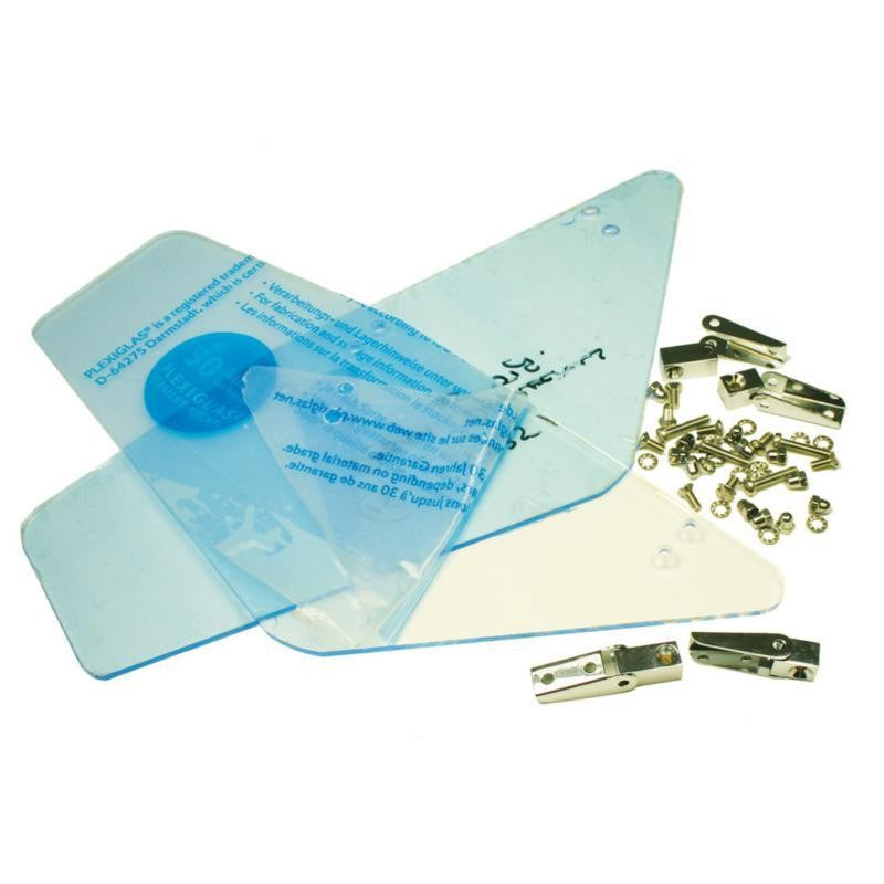 Cobra Replica Polyurethane Wind Deflectors with Hinges Kit Car Direct