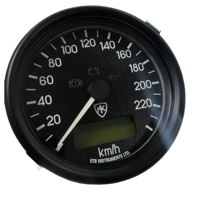 Kit Car Instruments MK Sportscars Black Analogue 5 Dial Set + Warning Lights – Kit Car Direct