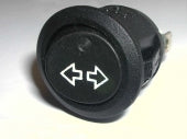 Universal Budget Round IVA Compliant 23mm Round Directional Indicator Switch (Latching)