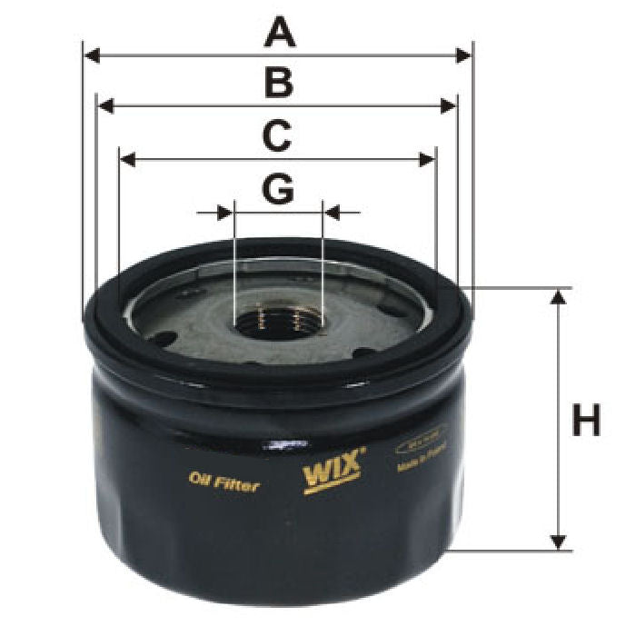 Ford Zetec 2.0 Short Oil Filter