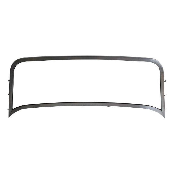 MK Indy Aluminium Windscreen Surround and Glass - Black