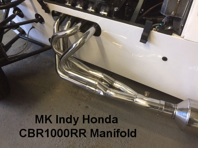 Yamaha R1 2.5" Stainless Steel 4 - 2 - 1 Exhaust Manifold Mk Indy and 7 Replica